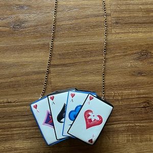 Card Four Aces Crossbody  Game On Vegas Bachelorette Casino Poker